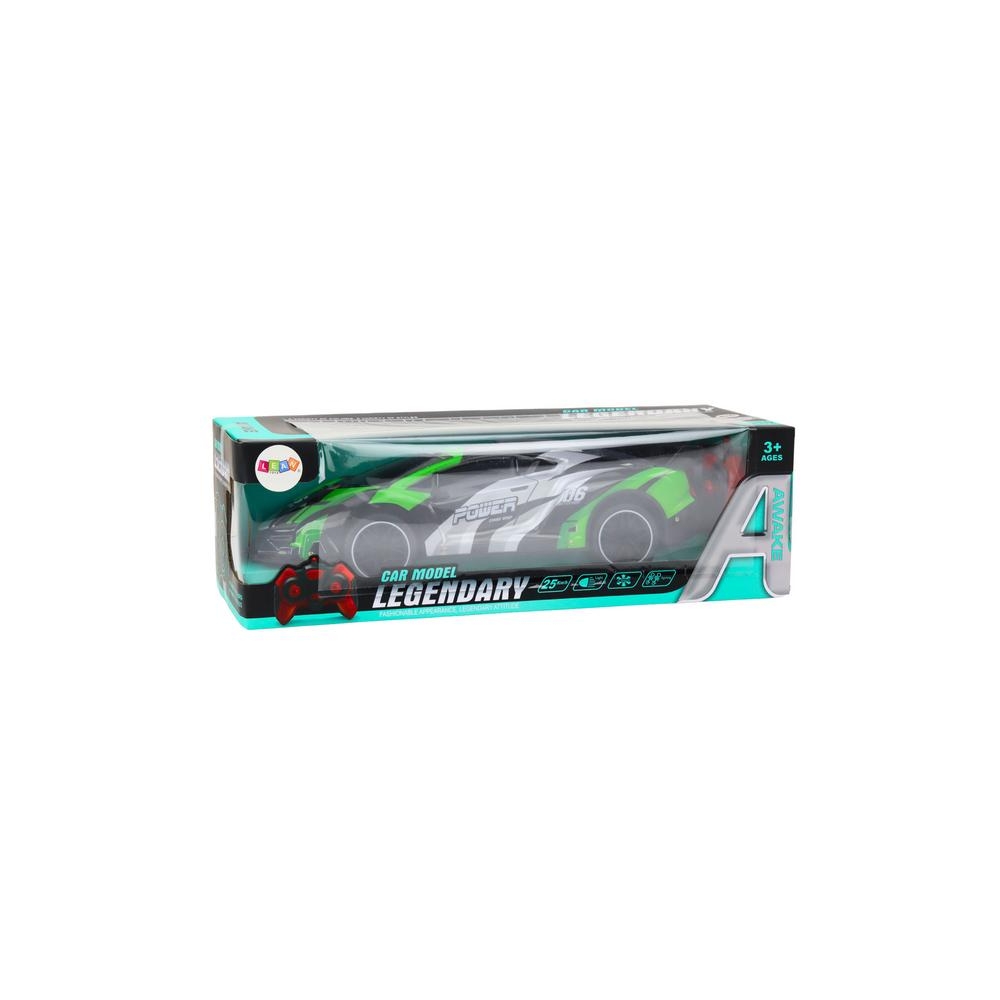 RC sportinis automobilis 1:10 25km/h Šviesos žalias