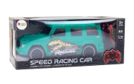 Remote Controlled RC Car with Dinosaur, 1:10 Scale, Green
