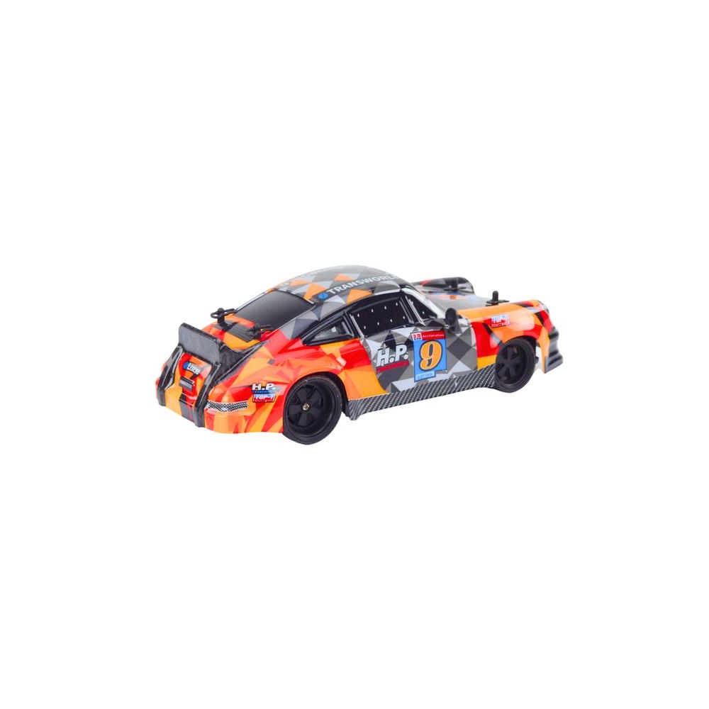 Nuotoliniu būdu valdomas RC automobilis 1:18 Guminiai ratai Drift Orange-Žaislai, Auto ir transporto žaislai, Valdomos radijo ba