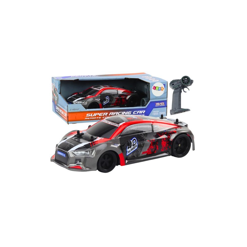 Nuotoliniu būdu valdomas RC automobilis 1:18 Guminiai drifto ratai Raudonas-Žaislai, Auto ir transporto žaislai, Valdomos radijo