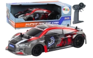 Autko Zdalnie Sterowane RC 1:18 Gumowe Koła Drift Czerwony