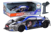 RC Remote Control Car 1:18 Rubber Wheels Drift Blue