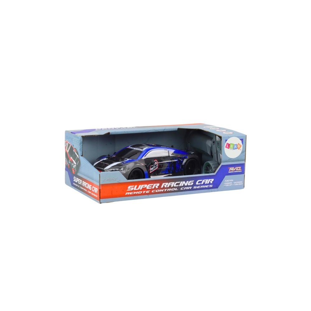 RC nuotolinio valdymo automobilis 1:18 Guminiai ratai Driftas mėlynas