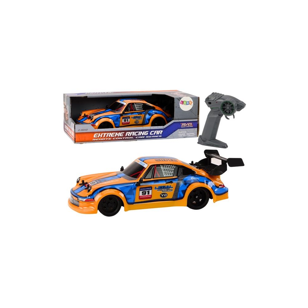 Nuotoliniu būdu valdomas RC automobilis 1:16 Guminiai ratai Drift, Orange