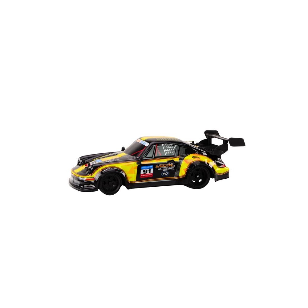 Nuotoliniu būdu valdomas RC automobilis 1:16 Guminiai ratai Driftas, Geltonas
