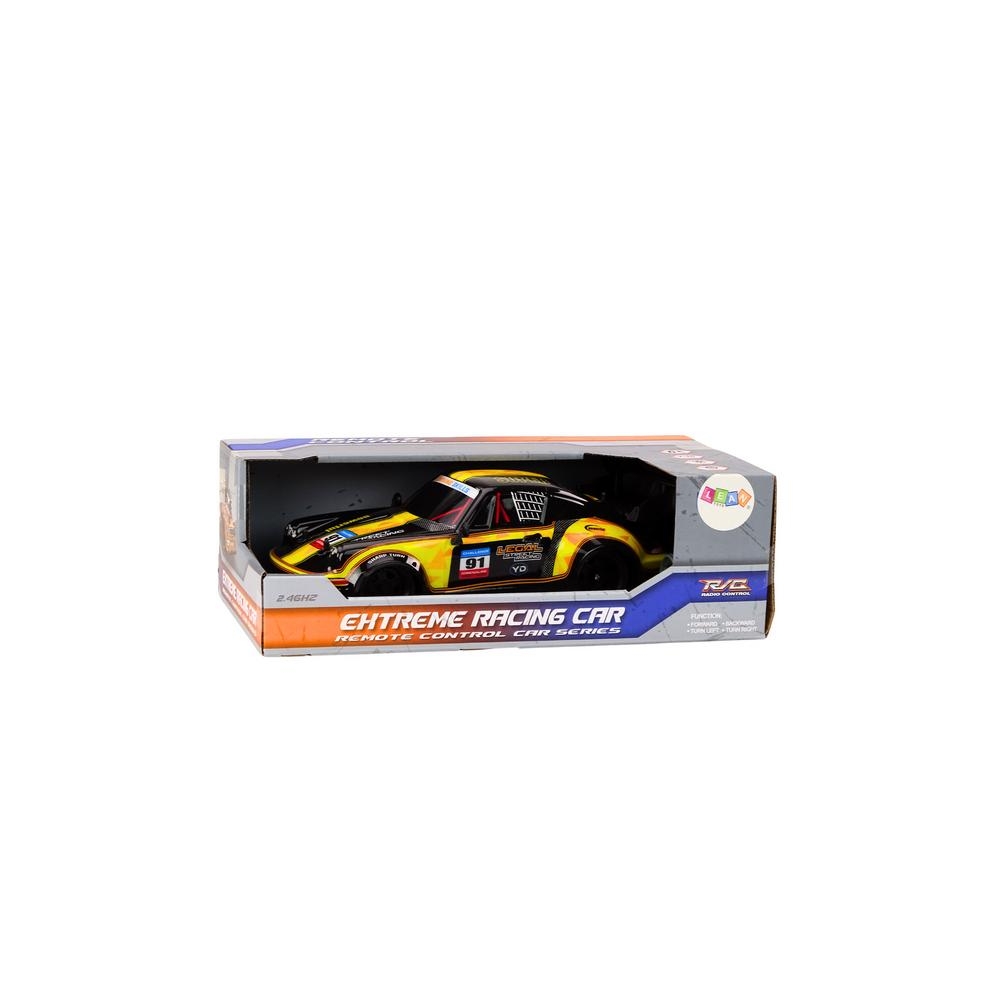 Nuotoliniu būdu valdomas RC automobilis 1:16 Guminiai ratai Driftas, Geltonas