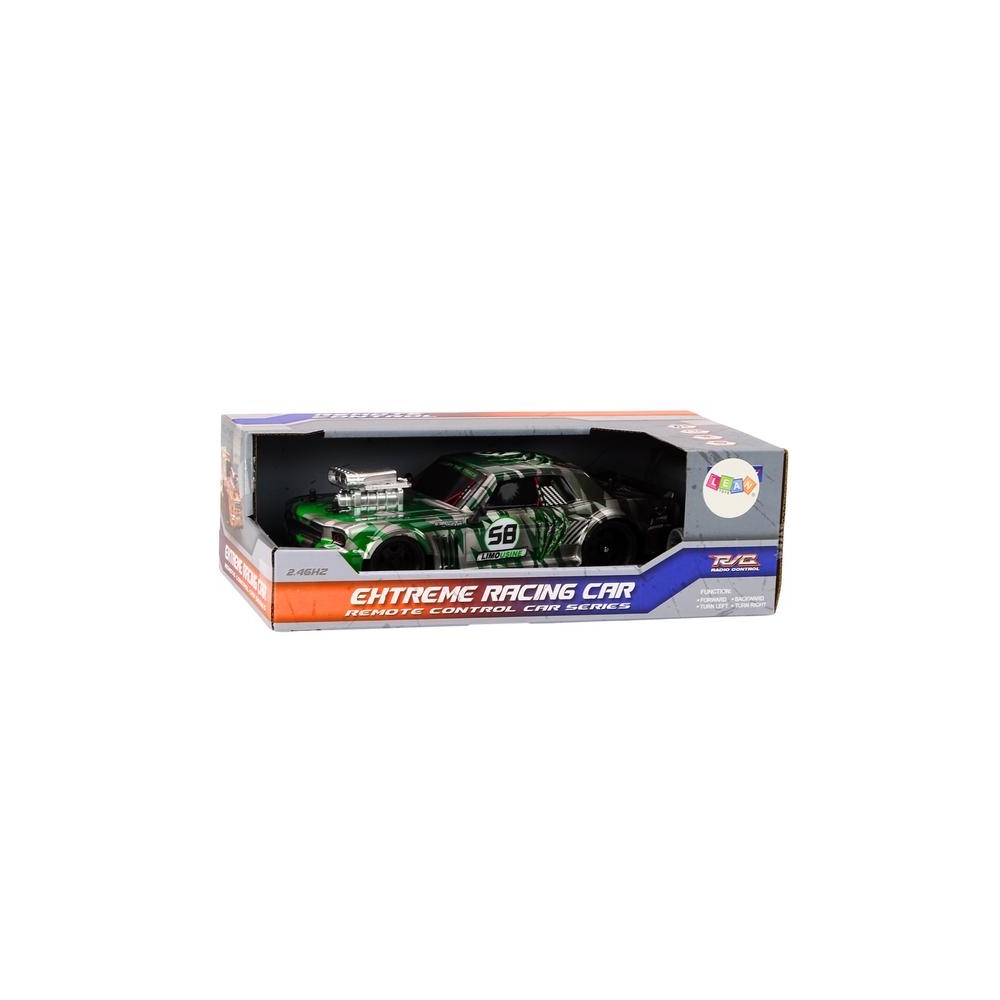 RC nuotolinio valdymo automobilis 1:16 Driftas Guminiai ratai Žalia