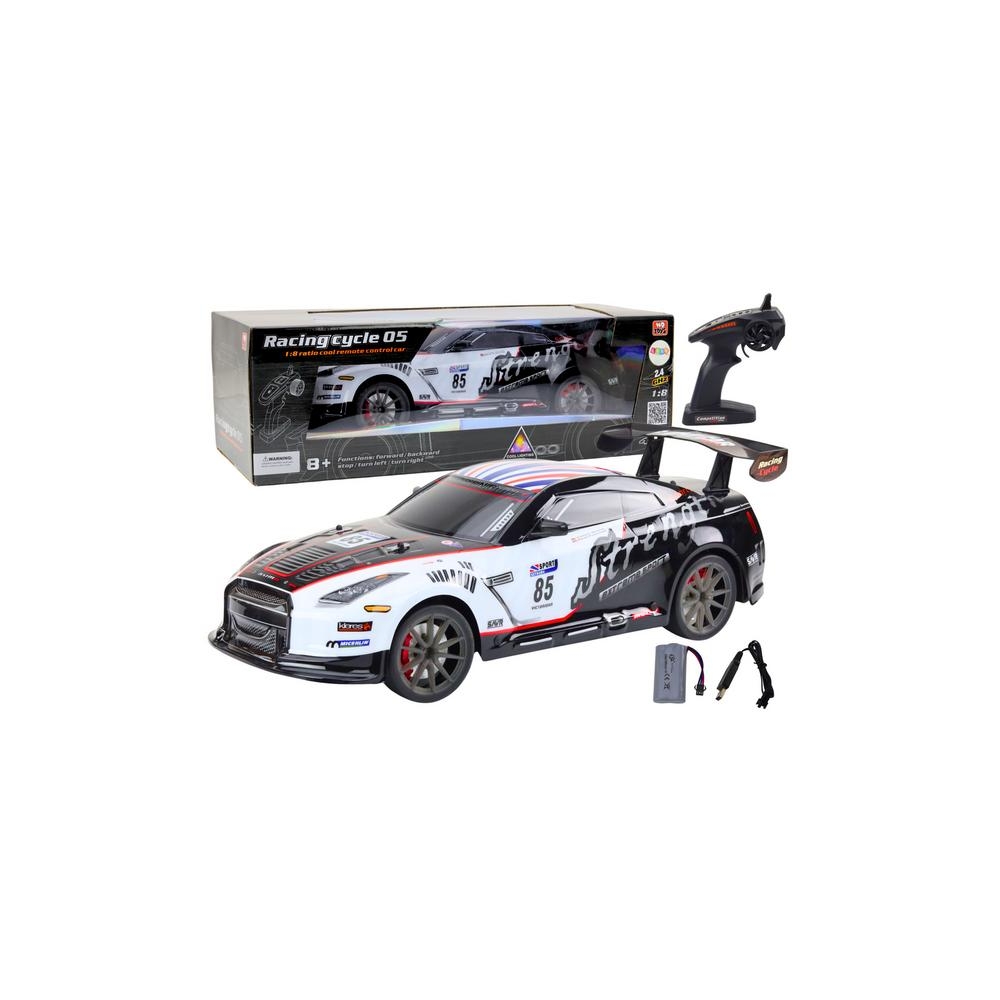 Didelis RC sportinis automobilis 1:8 Šviesos garsas-Žaislai, Auto ir transporto žaislai, Valdomos radijo bangomis-e-vaikas