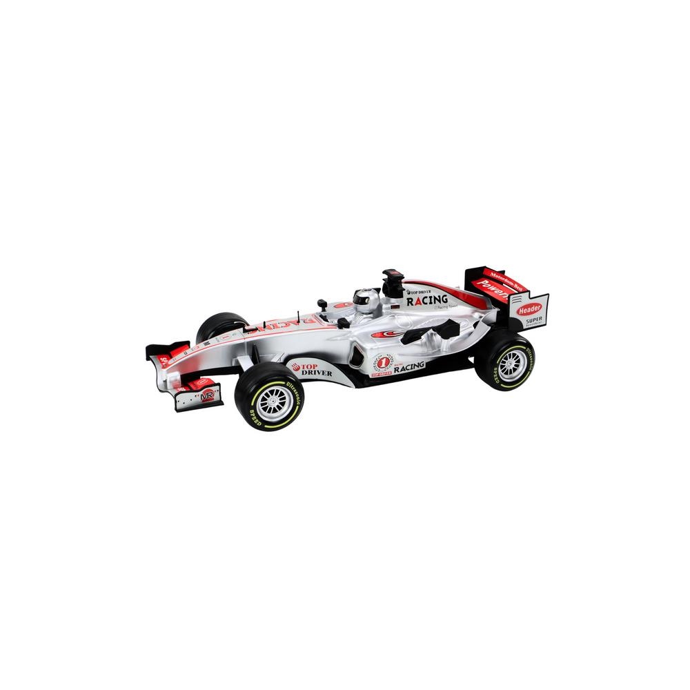 Nuotoliniu būdu valdomas RC lenktyninis automobilis 1:12 Lights Sounds, Silver