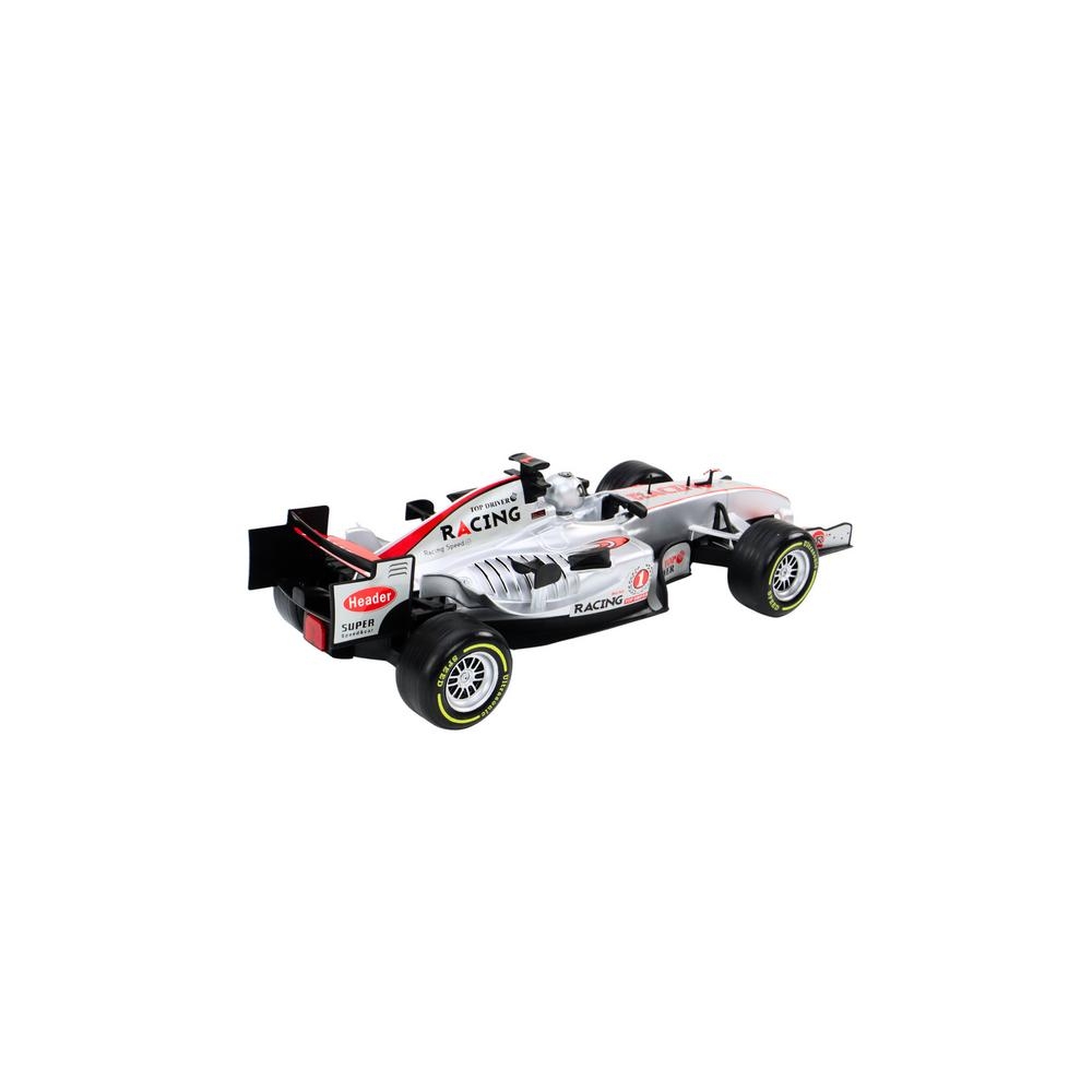 Nuotoliniu būdu valdomas RC lenktyninis automobilis 1:12 Lights Sounds, Silver