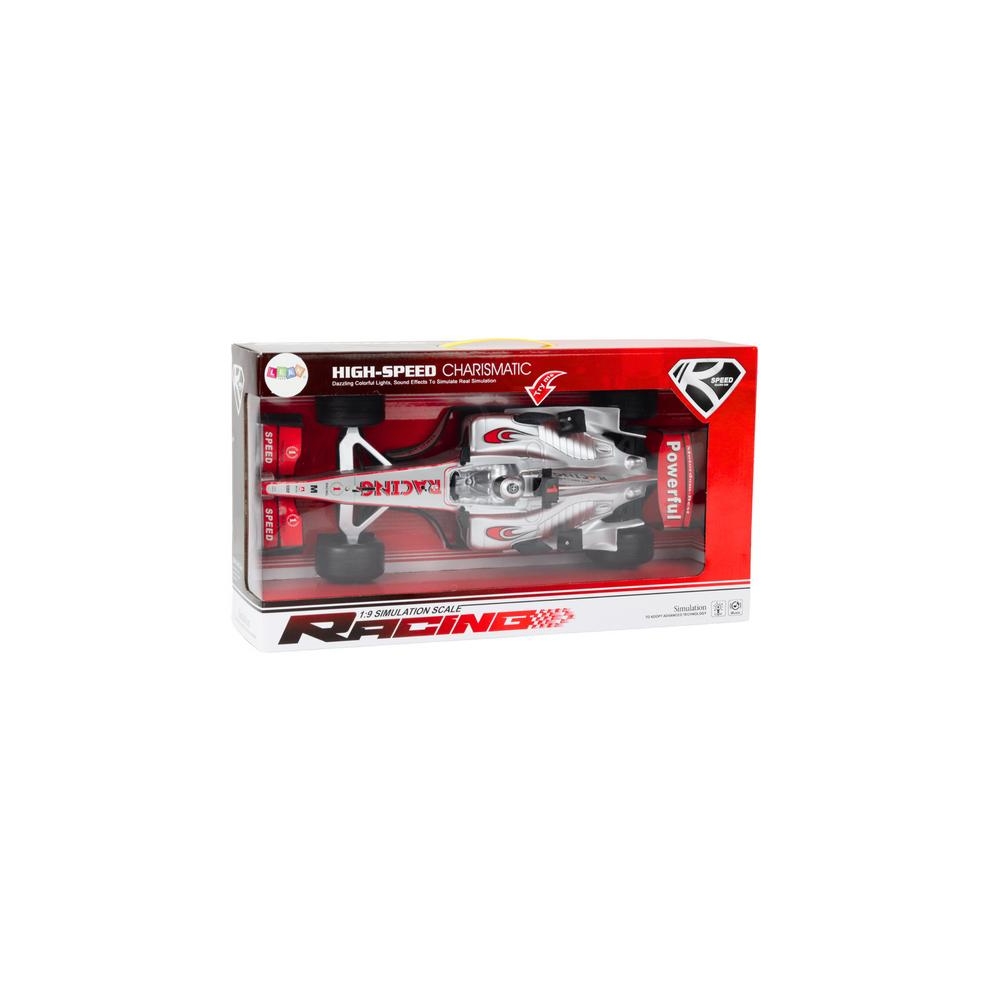 Lenktyninis sportinis automobilis su 1:9 pavara Sidabriniai garsai