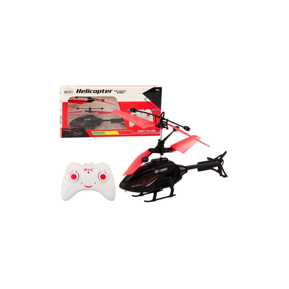 Helikopter Zdalnie Sterowany RC Żyroskop Czerwony