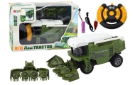RC Agricultural Combine Harvester Remotely Controlled Agricultural Machine Green