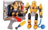 Atsuktuvas Robotas Robotas Ginklas Gręžtuvas Šviesos Garsas Geltona
