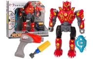 Screwing Robot Weapon Drill Screwdriver Light Sound Red
