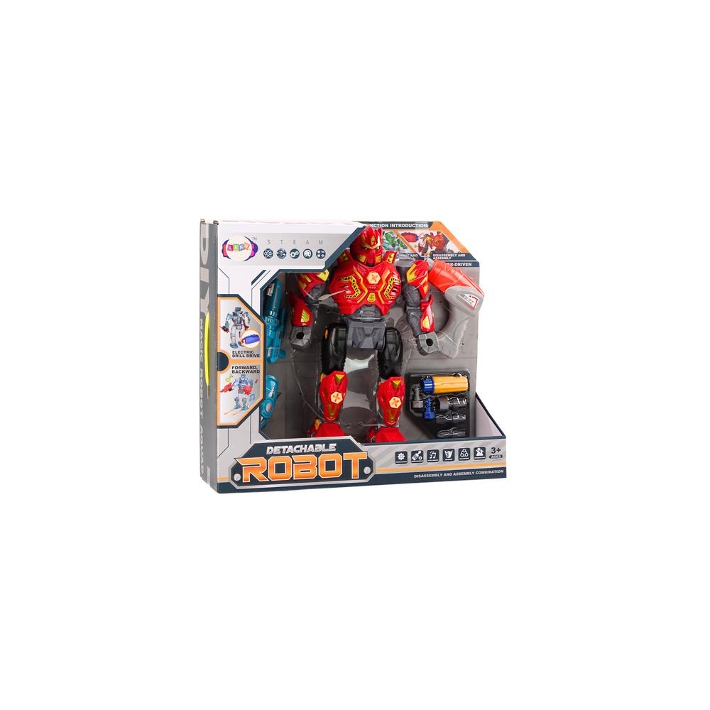 Prisukamas robotas Šviesos garsas, Raudonas