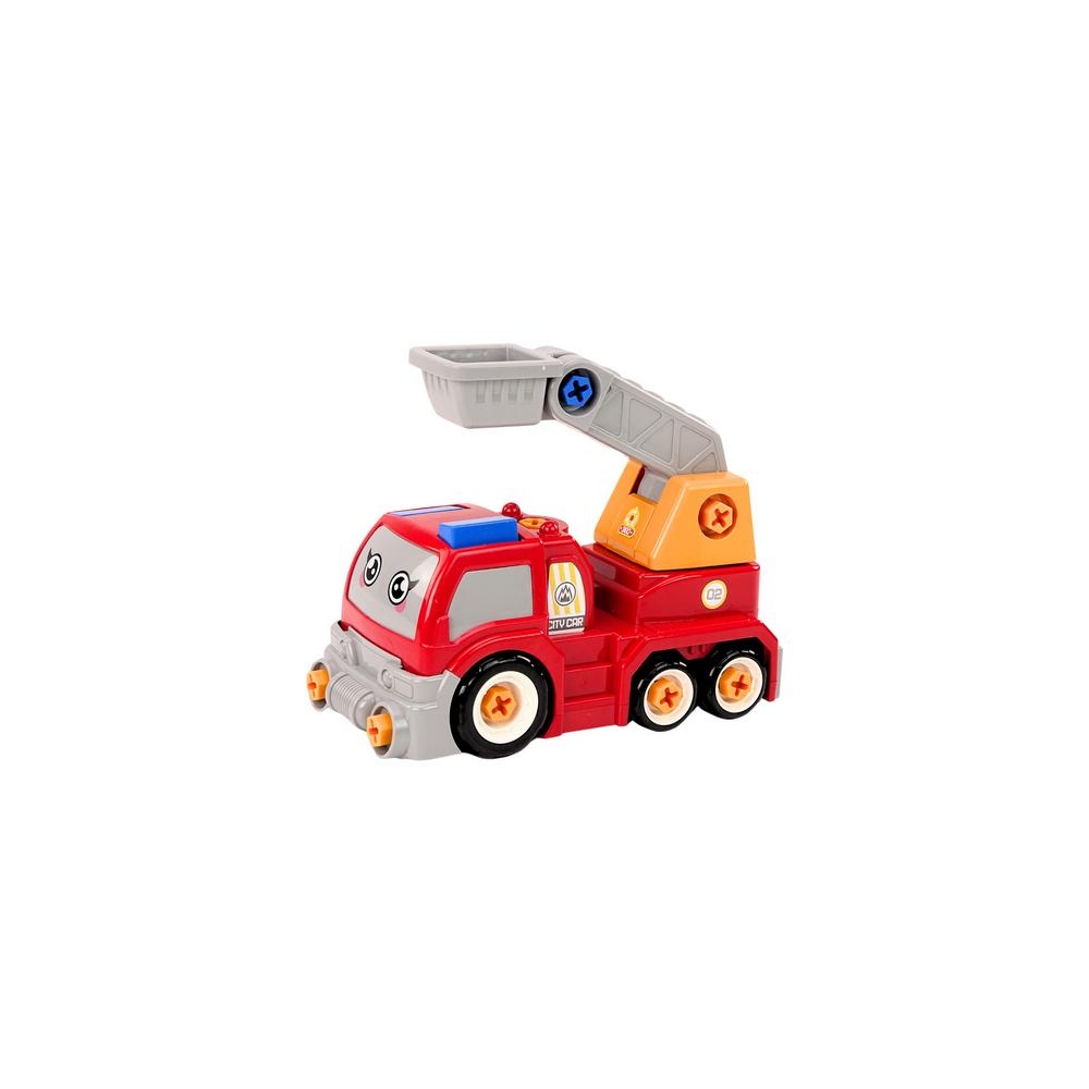 Animacinių filmų Boom Truck išardyti DIY Raudona