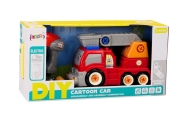 Cartoon Boom Truck To Disassemble DIY Red