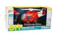 DIY Turning Cartoon Helicopter Red