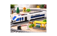 Passenger Train Turning Tracks DIY DIY Sounds Lights