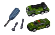 Tankas, karinė transporto priemonė, surinkimo rinkinys, mėlynos spalvos, su garsais, „Resoraki“ rinkinys