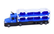 Lora Tow Truck Race Track 2in1 Lights Sounds Signs Cars Blue
