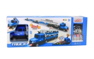 Lora Tow Truck Race Track 2in1 Lights Sounds Signs Cars Blue