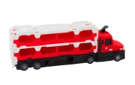 Lora Tow Truck Race Track 2in1 Lights Sounds Signs Cars Red