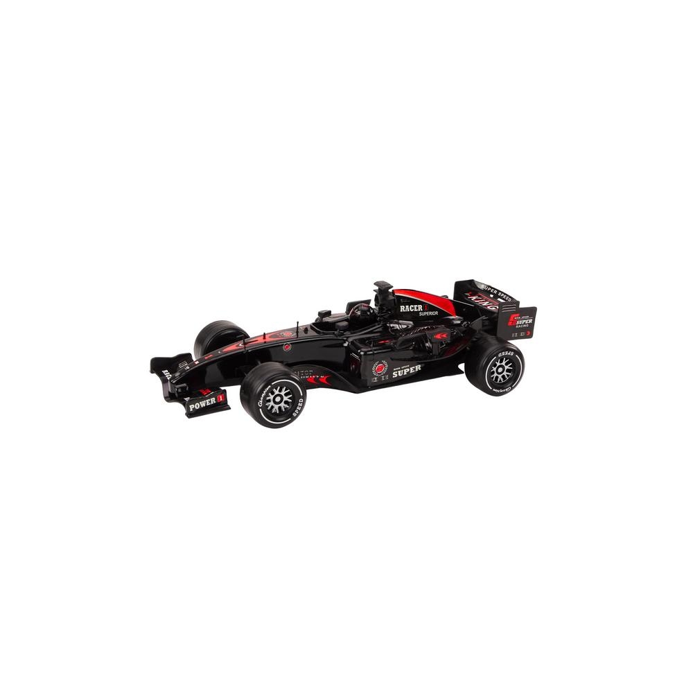 F1 lenktyninis automobilis su 1:10 pavara Juodi garsai