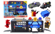 Set of Expandable Garage Track in a Suitcase Police Lights and Sounds