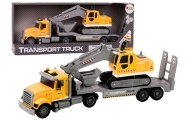 Lora Truck Crawler Excavator Lights Sounds Drive Yellow