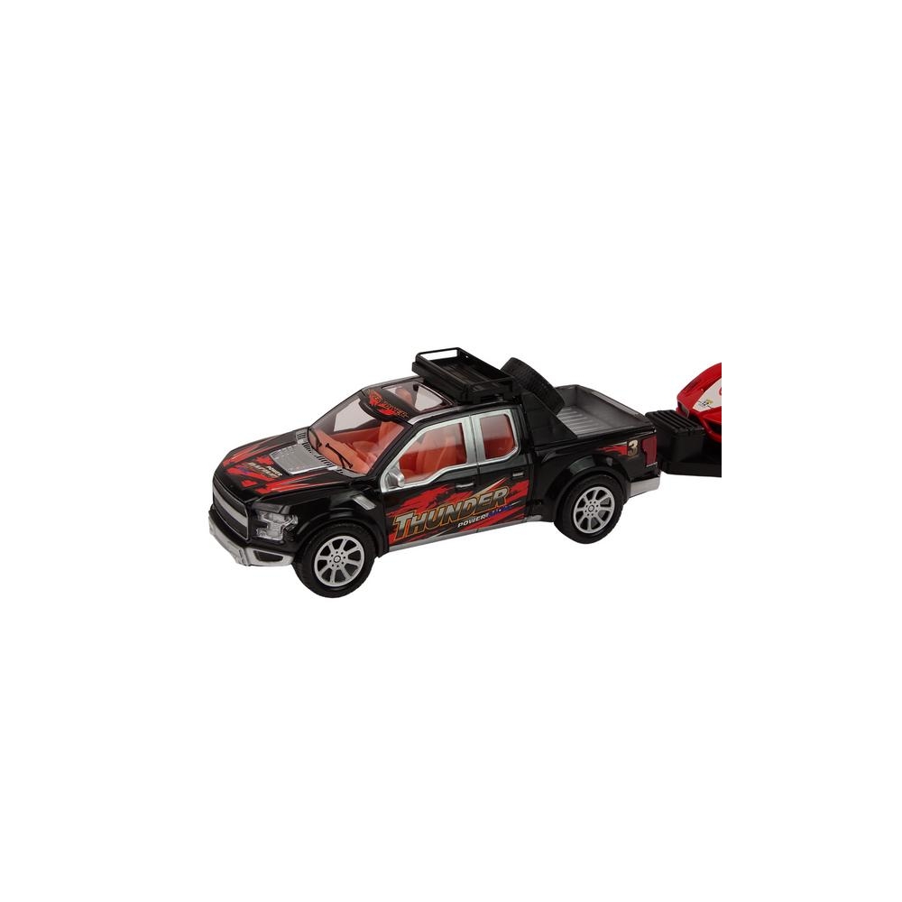 Automatinis pikapas su priekaba