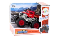 Visureigis su frikcine pavara Off-road Raudonas