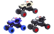 Police Car Friction Drive 3 Off-Road Colors