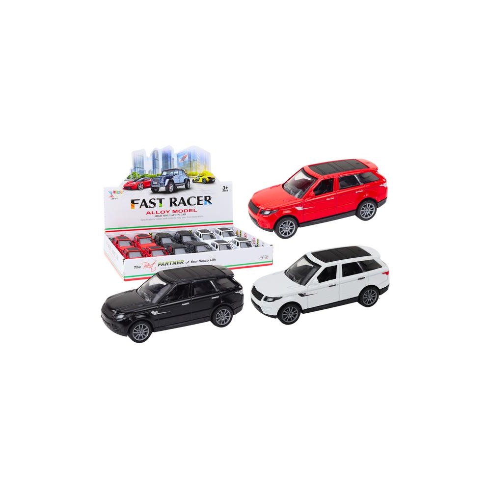 Keleivinis automobilis 1:36 Važiuoti metalinis juodas baltas raudonas