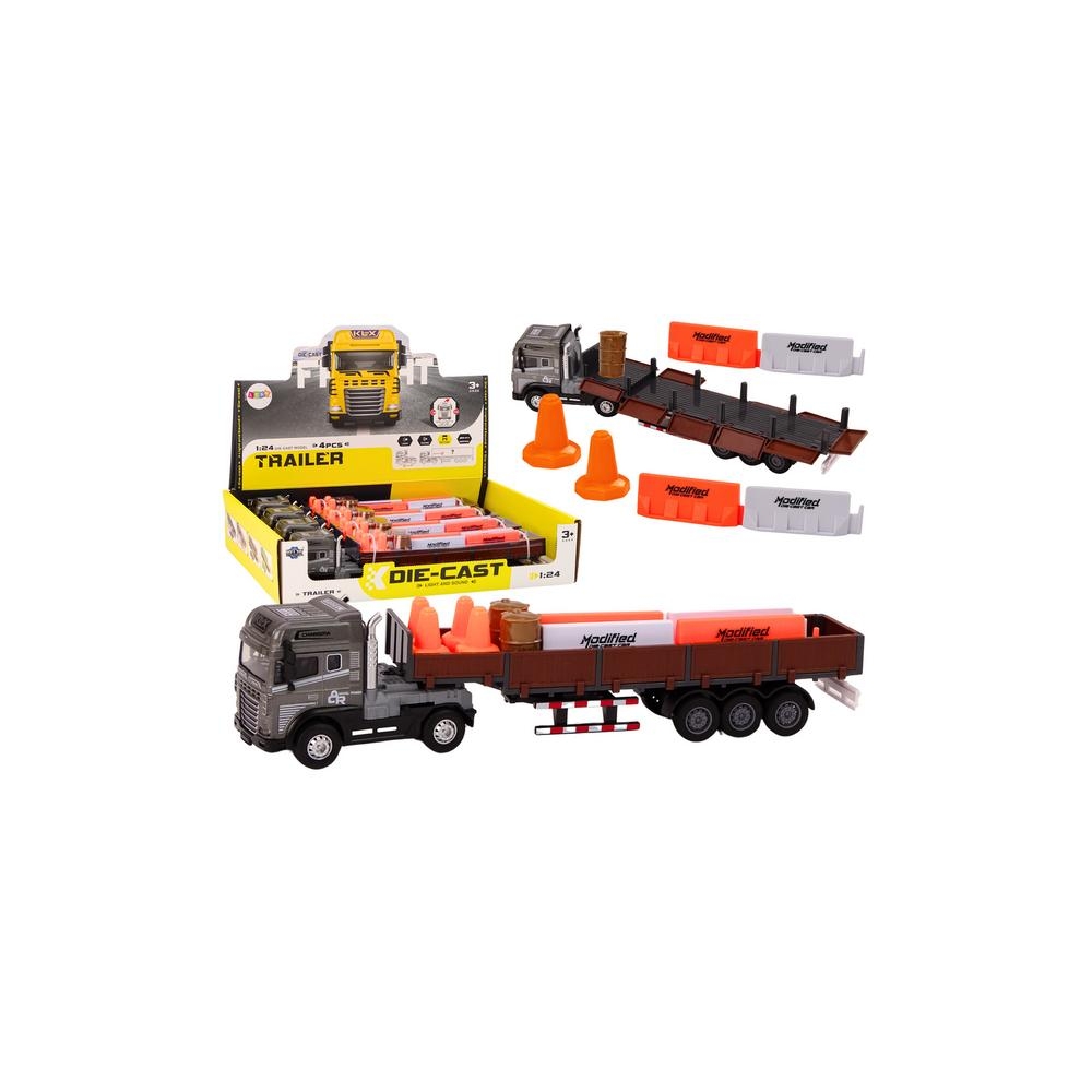 sunkvežimis su priekaba 1:24 TIR Automobilių sunkvežimių priedai Garsais