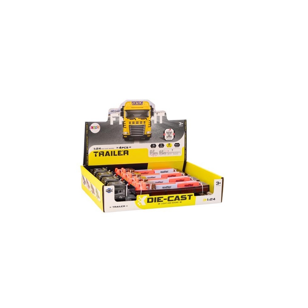 sunkvežimis su priekaba 1:24 TIR Automobilių sunkvežimių priedai Garsais