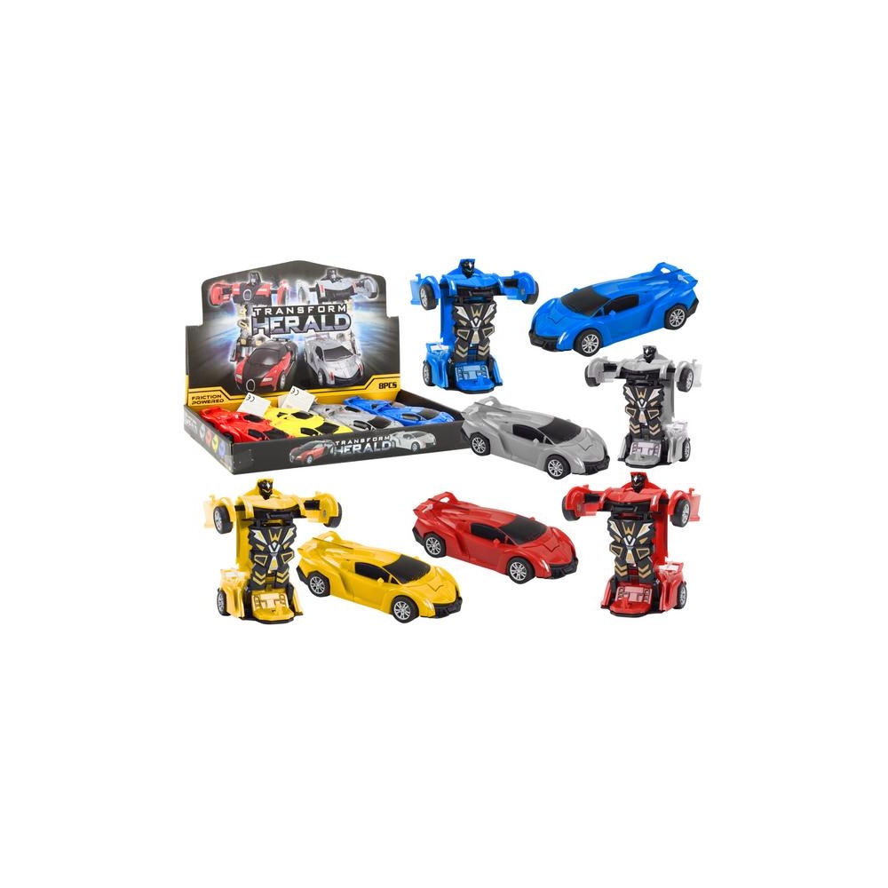 Automatinis robotas 2in1 transformacijos sportinis automobilis važiuoti MIX 1vnt-Žaislai, Robotai-e-vaikas