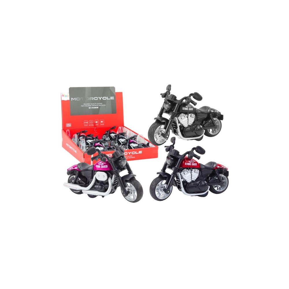 "Harley" sportinis motociklas su frikcine pavara 3 spalvos