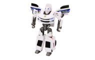 Auto-Robot 2w1 Transformacja Samochód Policyjny Biały