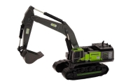 Crawler Excavator Metal Bucket 1:55 Black and Green