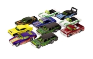 Žaislinis automobilis Lenktyninis automobilis Metalinė spyruoklė 1:64