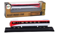 Model Kolekcjonerski Pociąg Czerwono-Biały 1:48 Metalowy