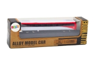Kolekcinis raudonai balto traukinio modelis 1:48 Metalinis