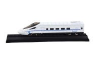 Kolekcinio modelio traukinio vagonas baltas 1:48 metalinis