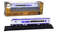 Modelleisenbahn-Wagen für Sammler, 1:48, Metall, Weiß und Blau