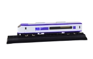 Modelleisenbahn-Wagen für Sammler, 1:48, Metall, Weiß und Blau