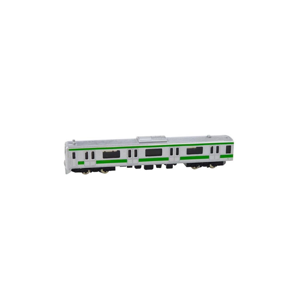 Kolekcinio modelio vagonų traukinys 1:48 sidabrinis metalas