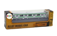 Model Kolekcjonerski Pociąg Wagon 1:48 Metalowy Srebrny