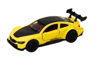 Žaislinis automobilis Sportinis automobilis 1:32 Frikcinė pavara Metalinė geltona